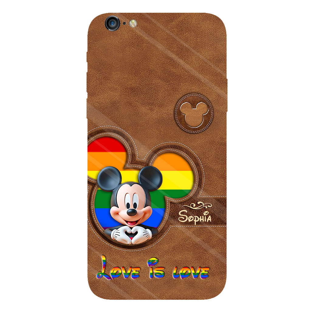 Love Is Love - Personalized LGBT Support Full Print Phone Case