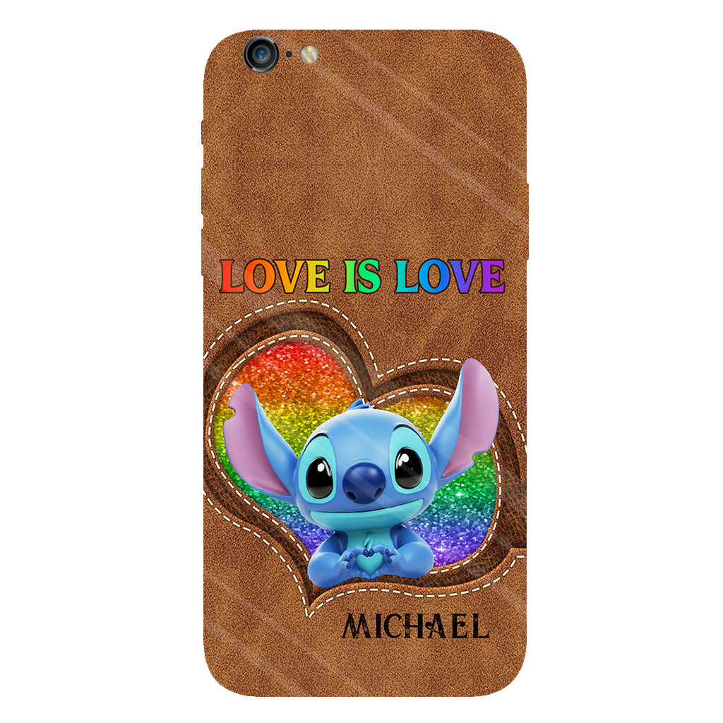 Love Is Love - Personalized LGBT Support Full Print Phone Case