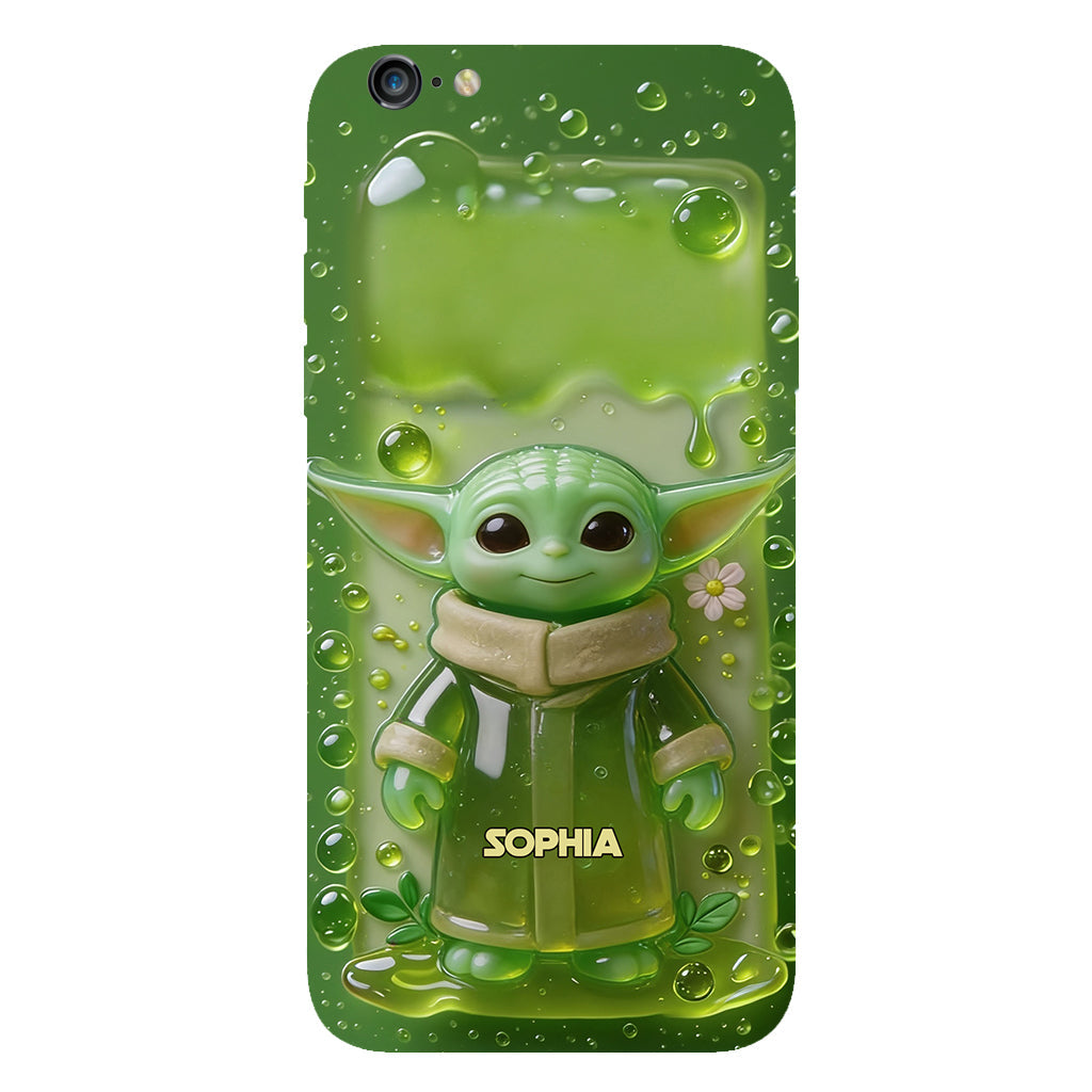 Jelly Green Baby - Personalized The Force Full Print Phone Case