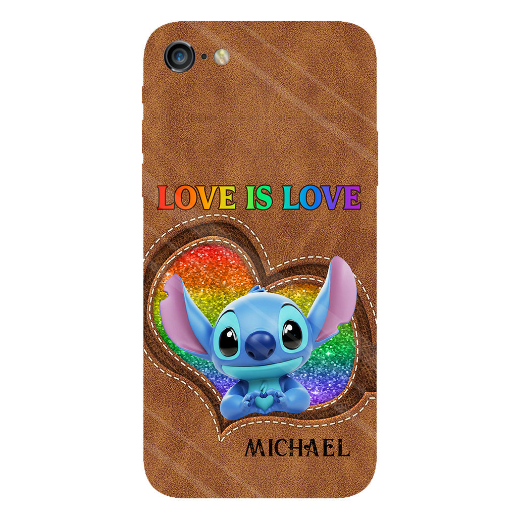 Love Is Love - Personalized LGBT Support Full Print Phone Case