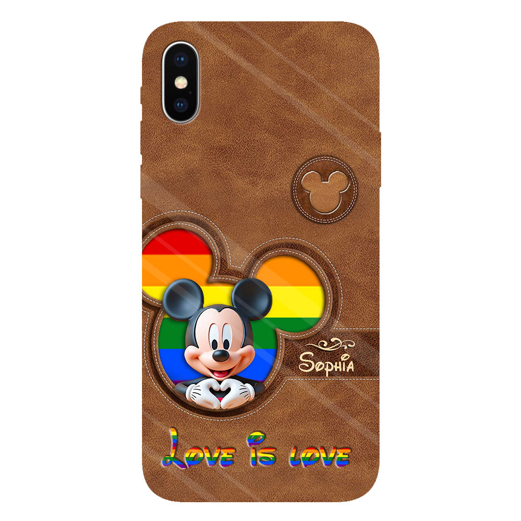 Love Is Love - Personalized LGBT Support Full Print Phone Case