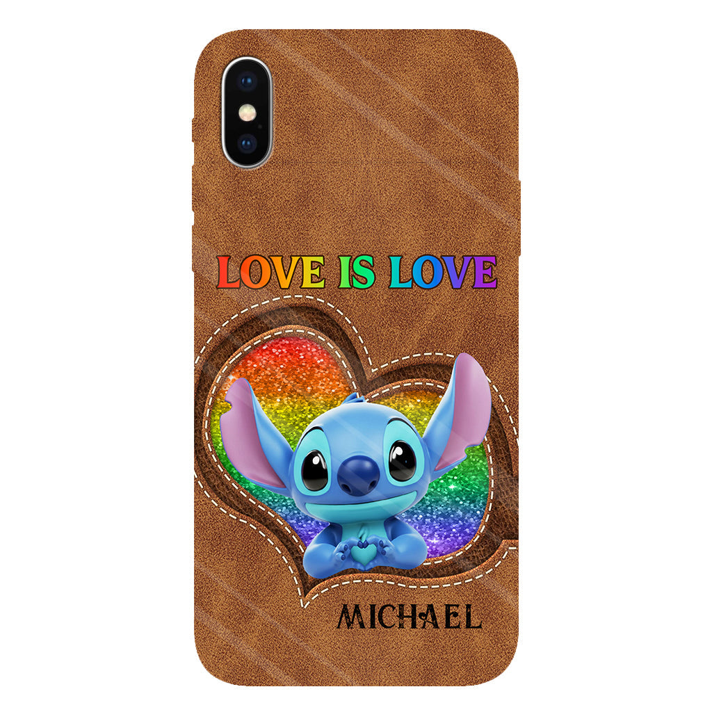 Love Is Love - Personalized LGBT Support Full Print Phone Case