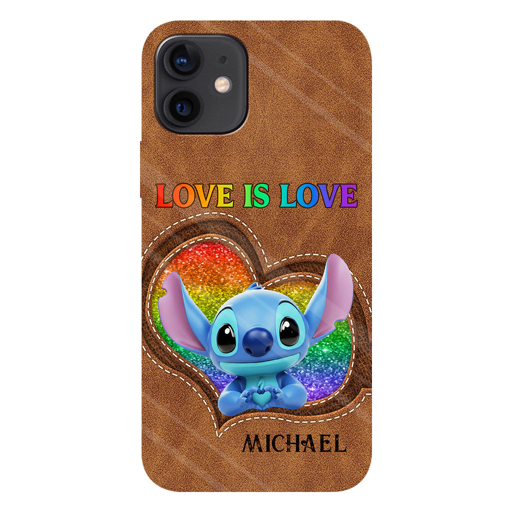 Love Is Love - Personalized LGBT Support Full Print Phone Case