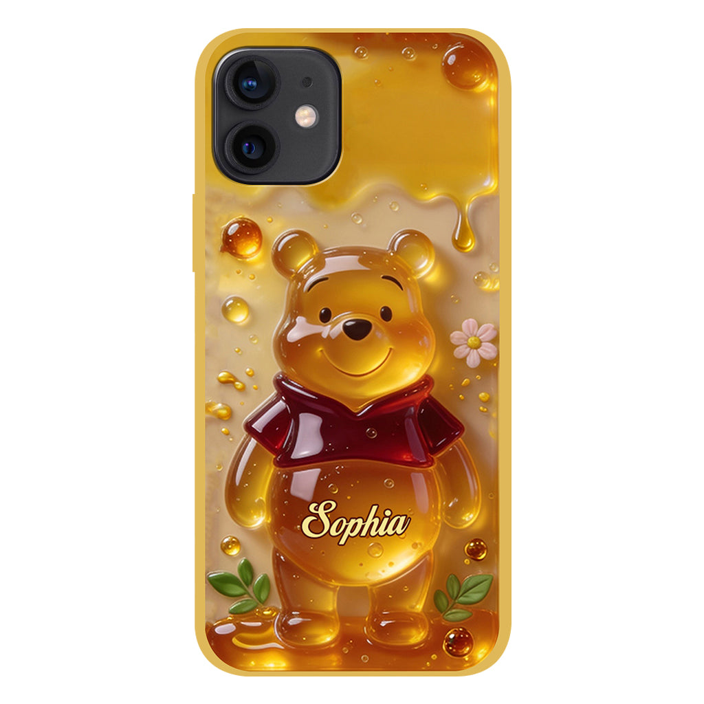 Cute Jelly Bear - Personalized Yellow Bear Full Print Phone Case