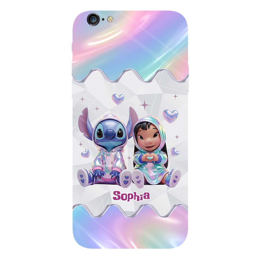 Hologram Ohana Monster - Personalized Ohana Full Print Phone Case
