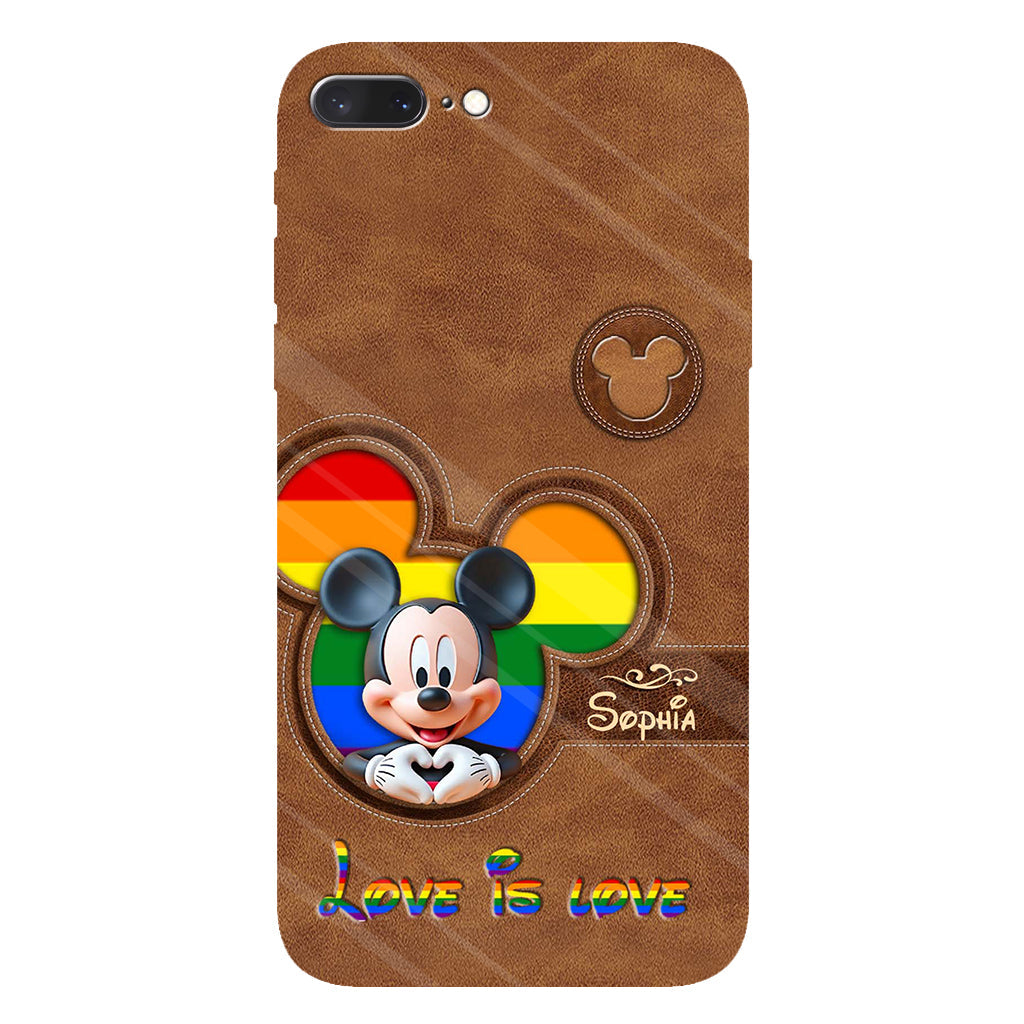 Love Is Love - Personalized LGBT Support Full Print Phone Case