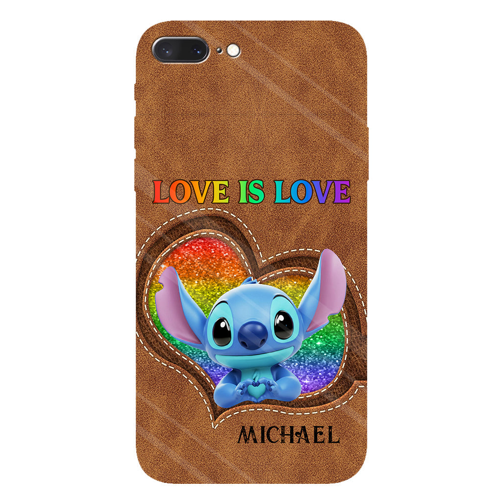 Love Is Love - Personalized LGBT Support Full Print Phone Case