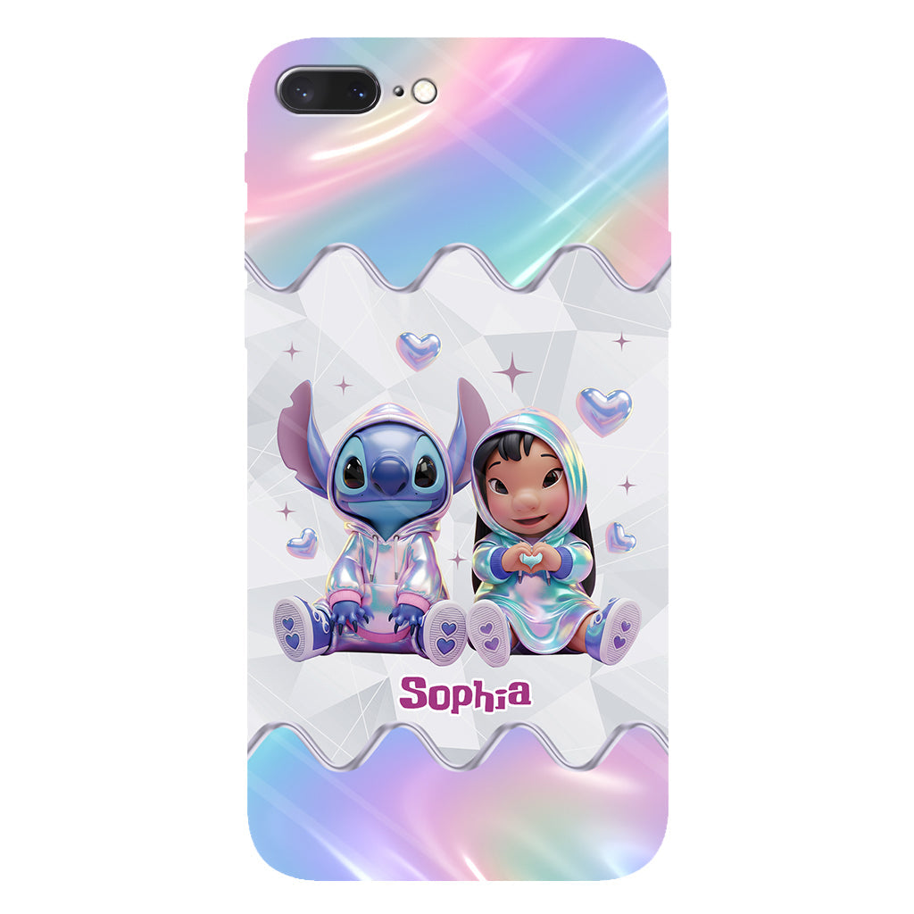 Hologram Ohana Monster - Personalized Ohana Full Print Phone Case