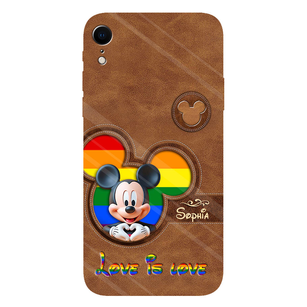 Love Is Love - Personalized LGBT Support Full Print Phone Case