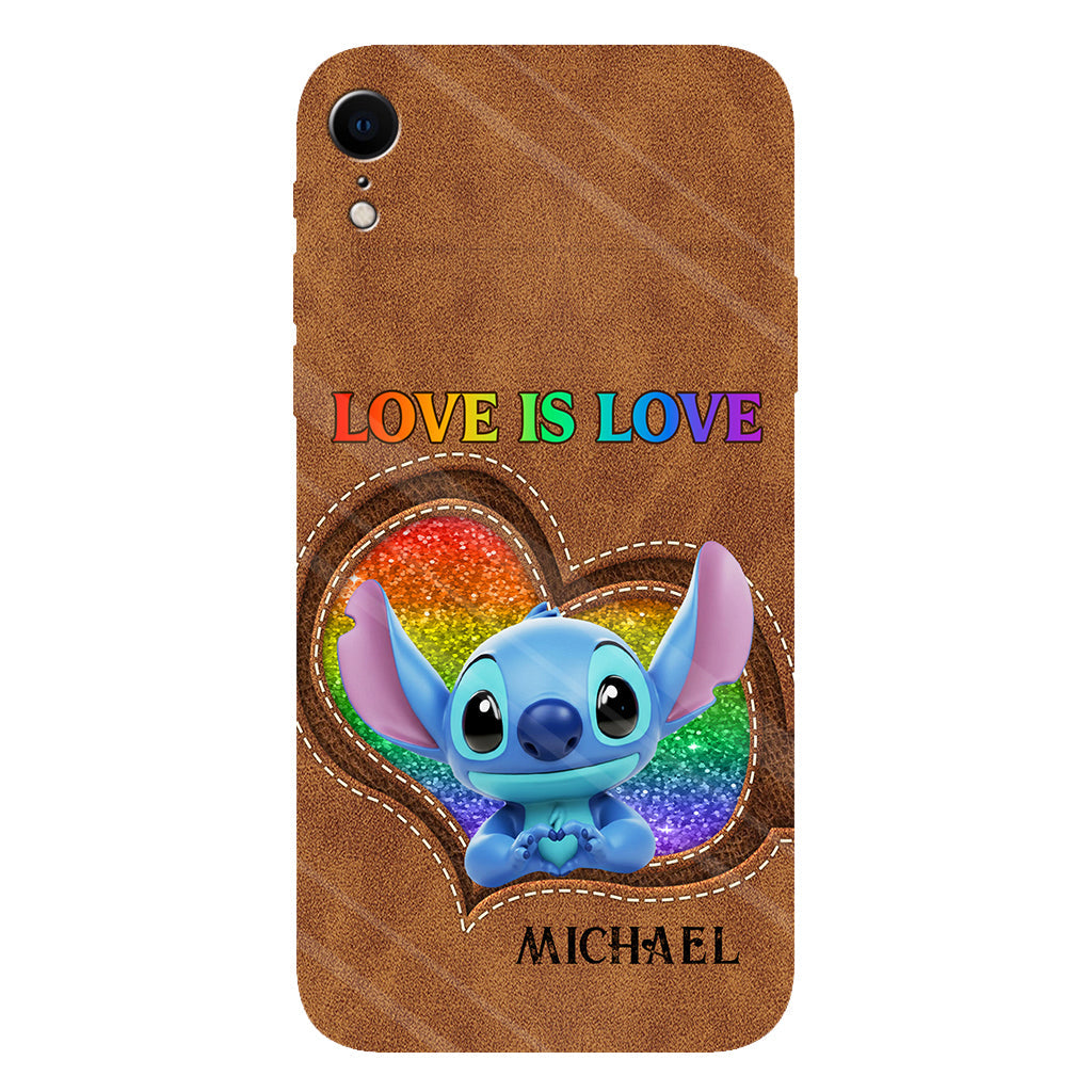Love Is Love - Personalized LGBT Support Full Print Phone Case