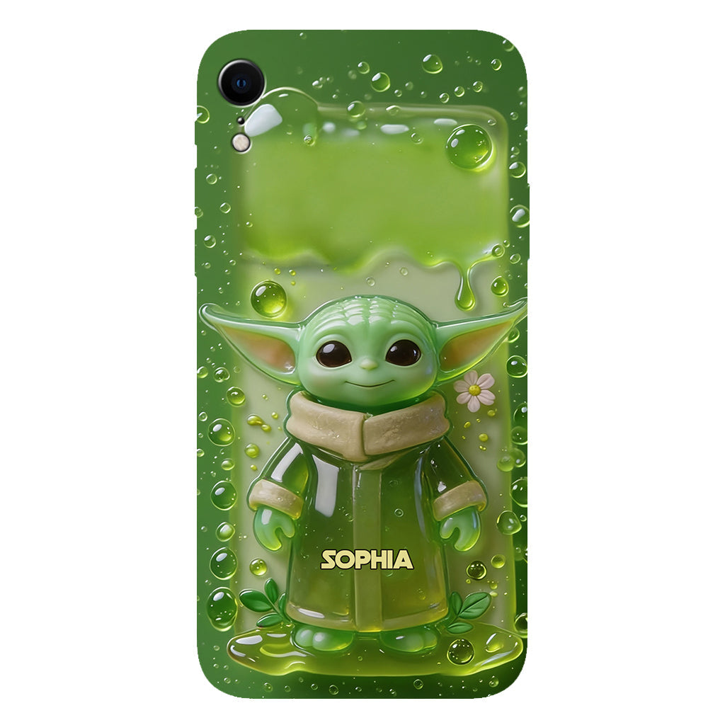 Jelly Green Baby - Personalized The Force Full Print Phone Case