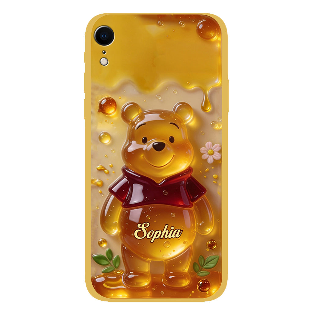 Cute Jelly Bear - Personalized Yellow Bear Full Print Phone Case