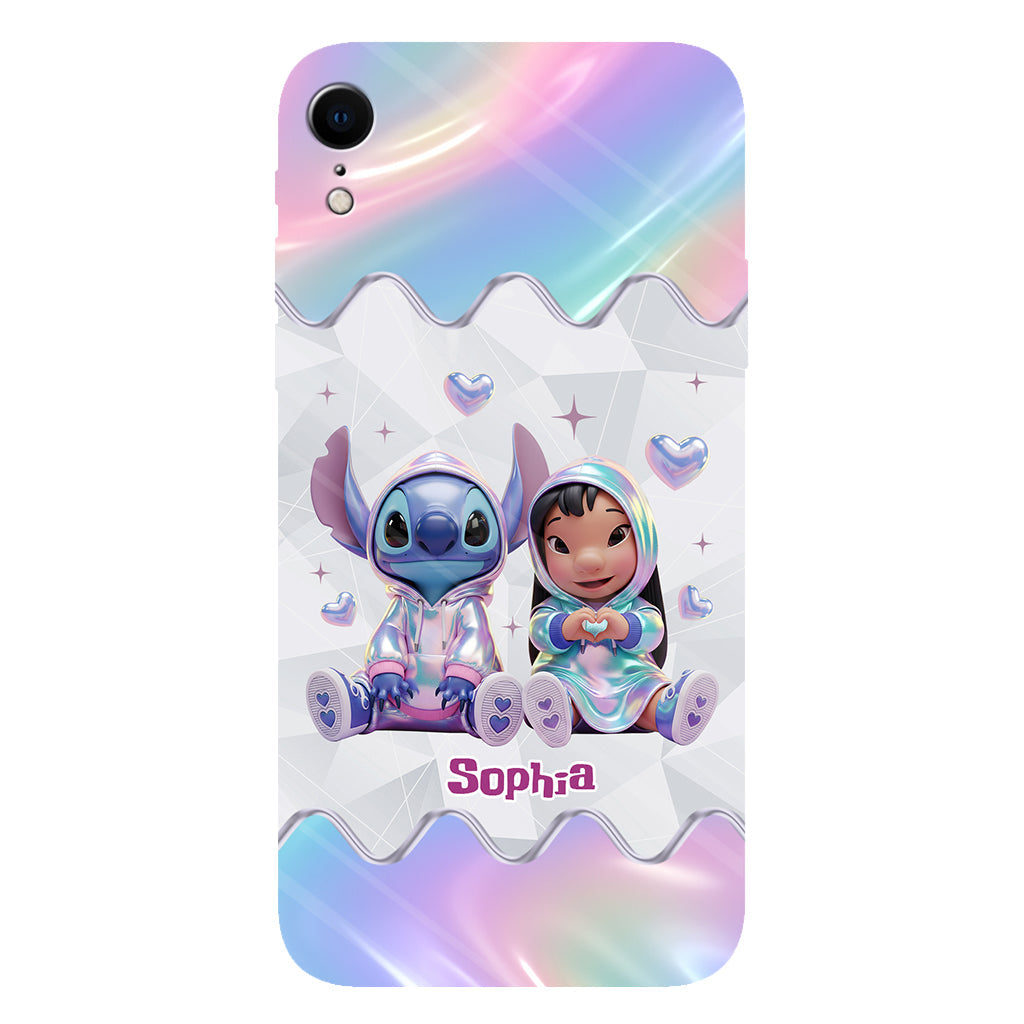 Hologram Ohana Monster - Personalized Ohana Full Print Phone Case
