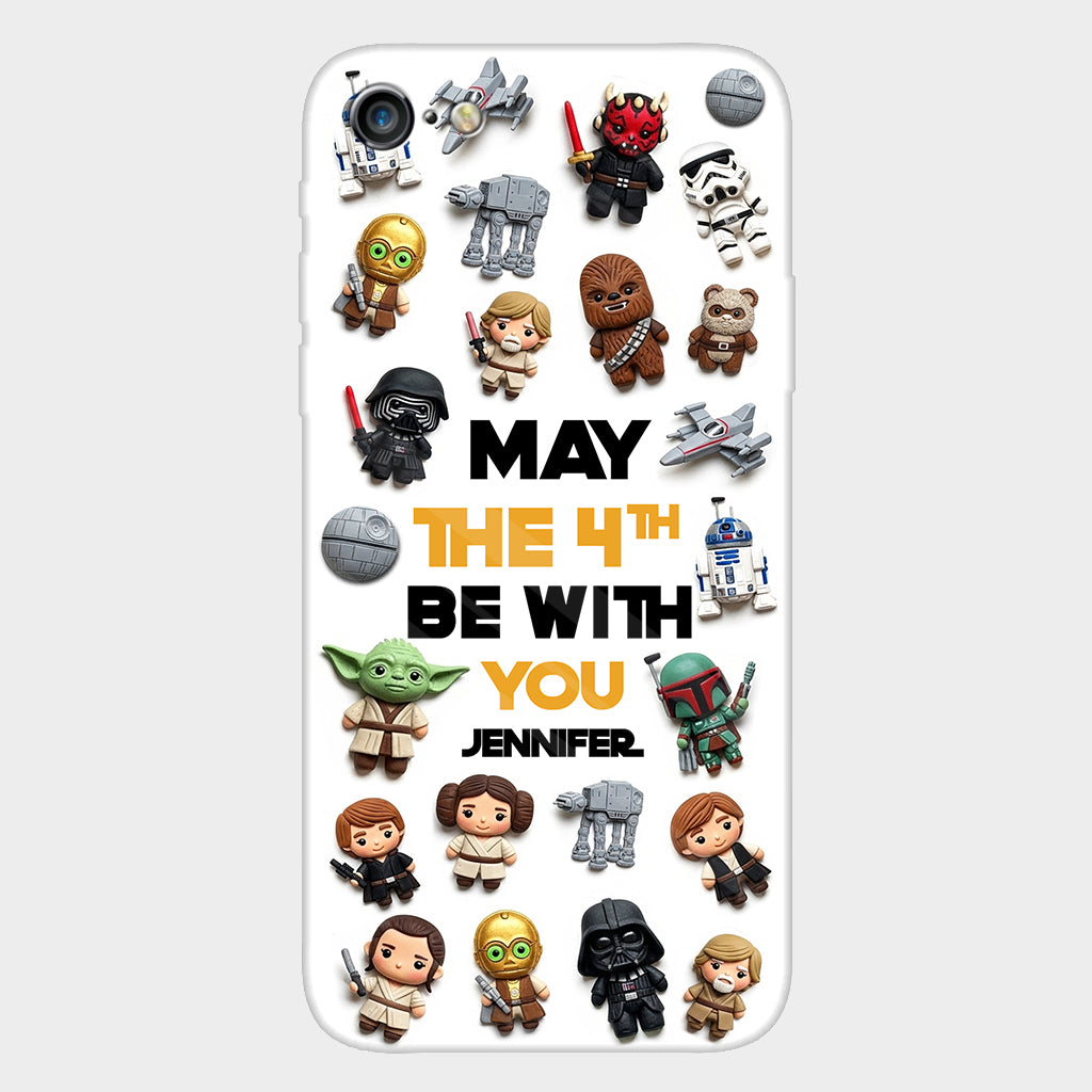 May The 4th Be With You - Personalized The Force Full Print Phone Case