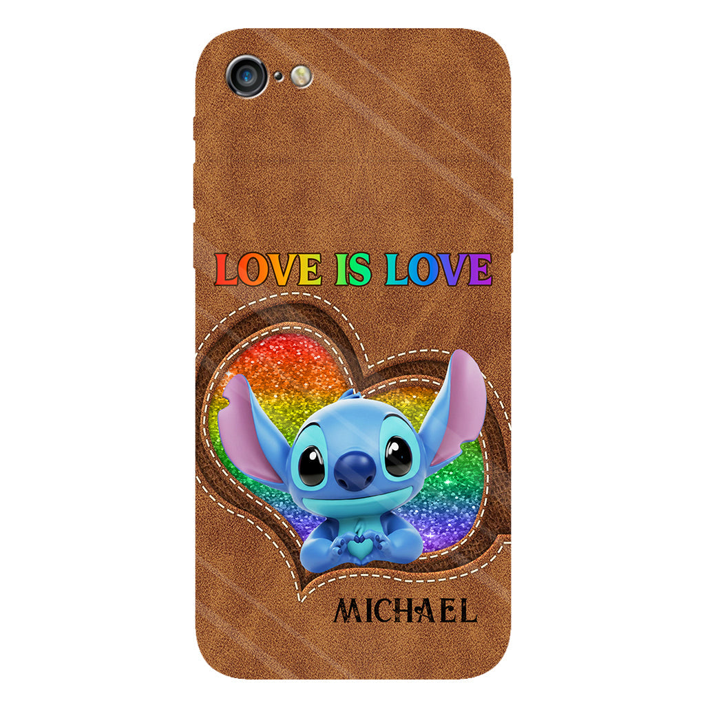 Love Is Love - Personalized LGBT Support Full Print Phone Case