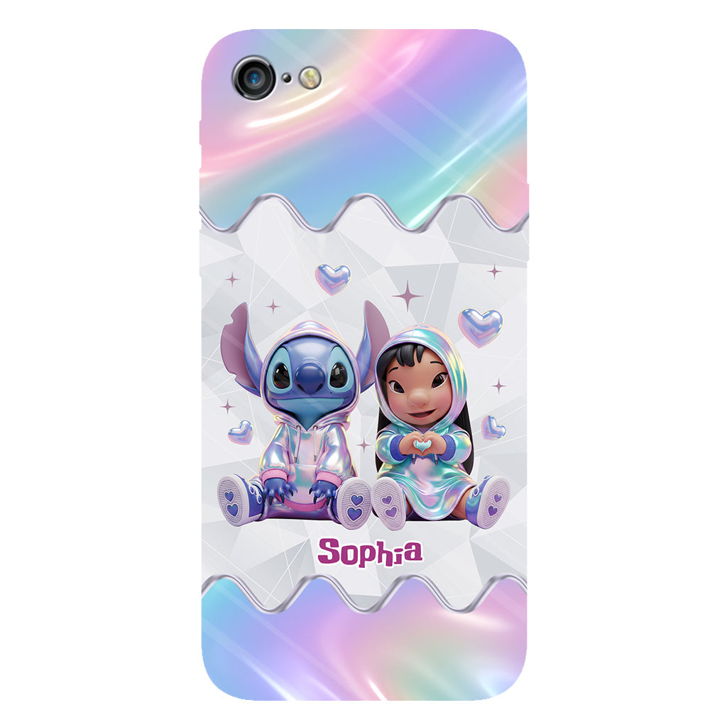 Hologram Ohana Monster - Personalized Ohana Full Print Phone Case
