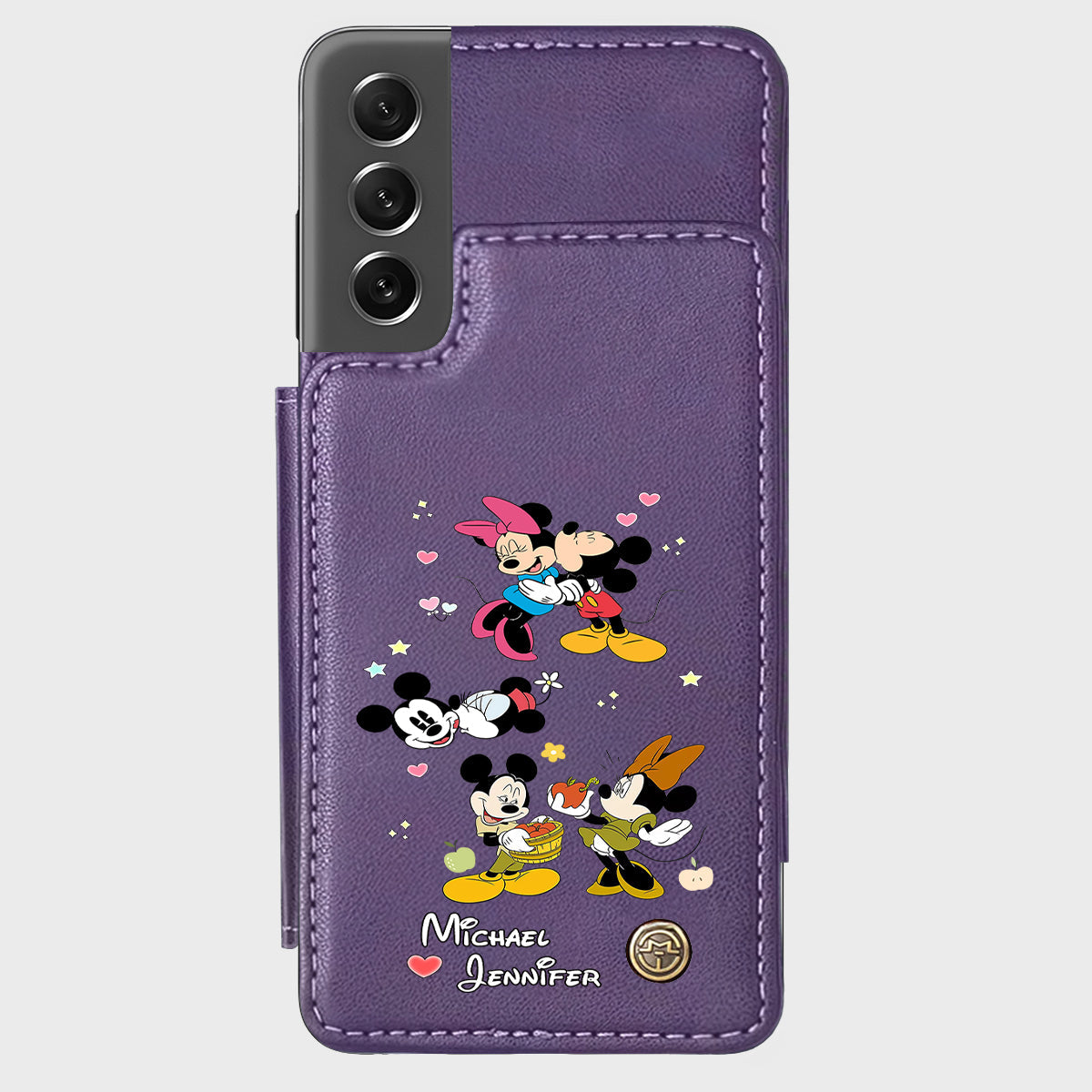 Big Ears Duo - Personalized Mouse Wallet Phone Case