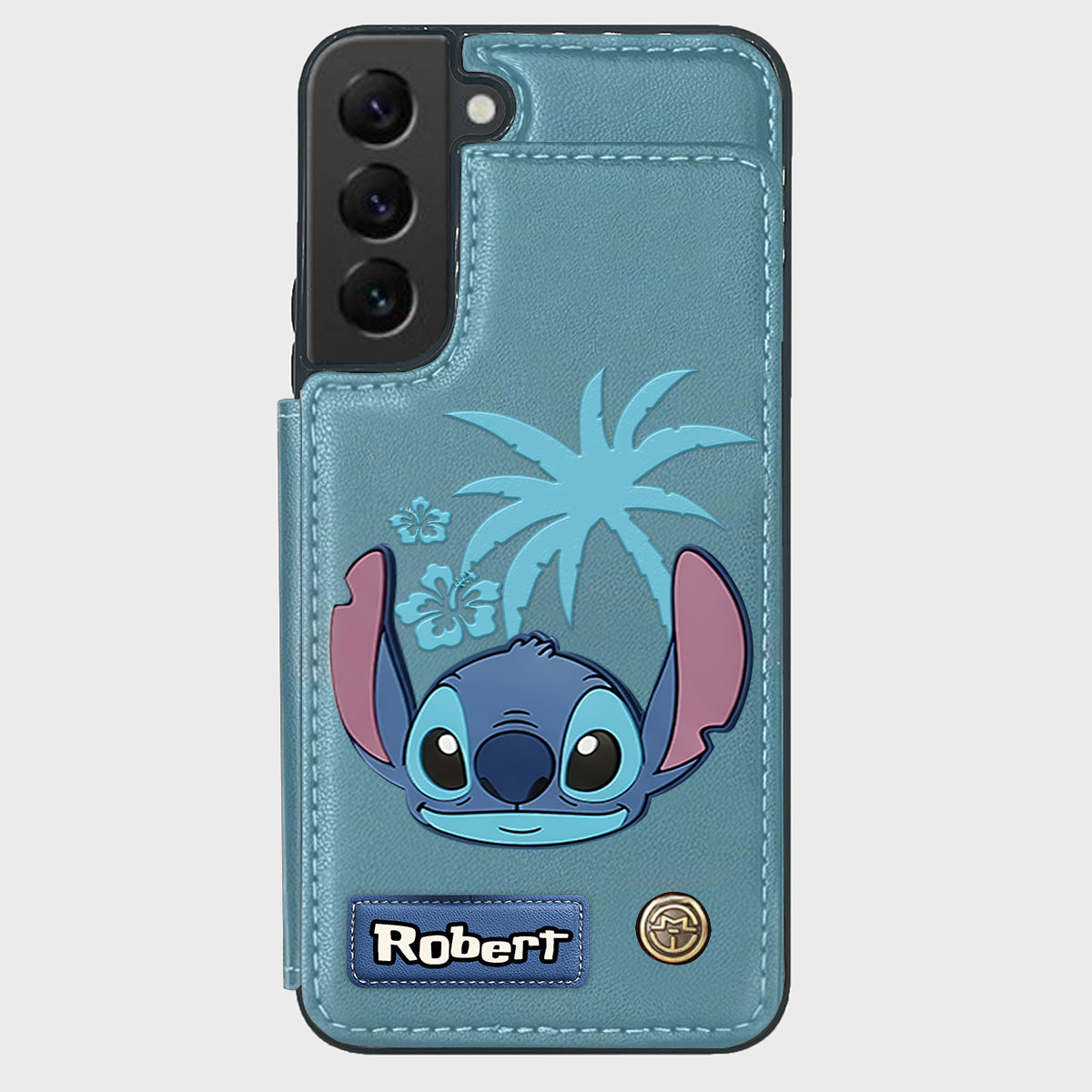 Ohana Alien Custom Name - Personalized Ohana Wallet Phone Case