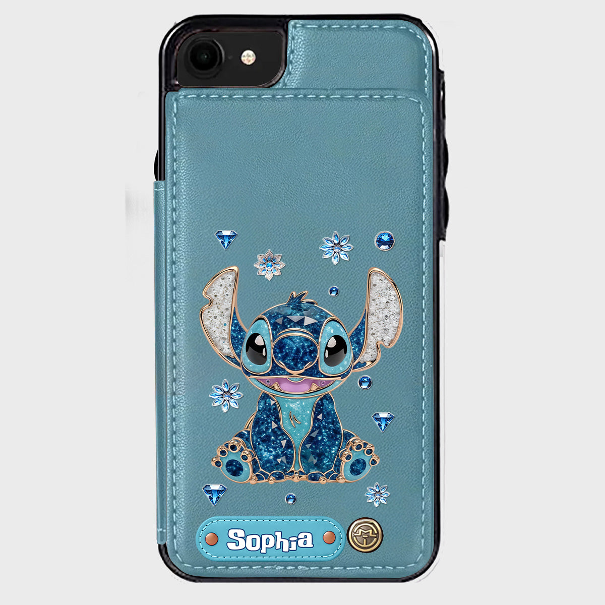 Blue Ohana - Personalized Ohana Wallet Phone Case