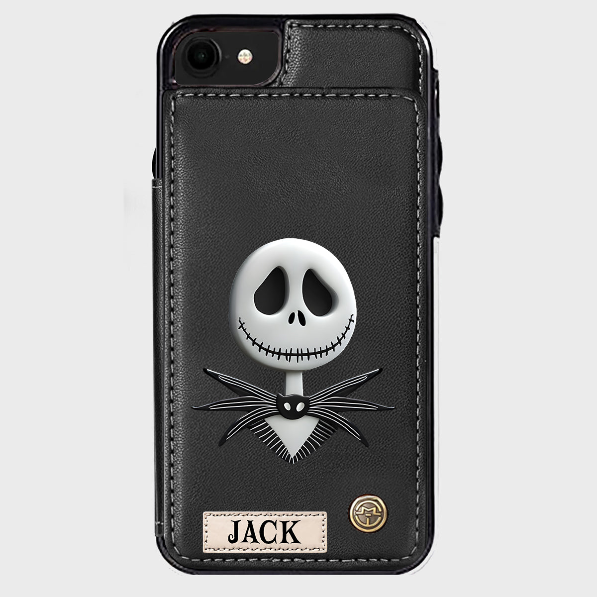 Nighttime Fantasy Duo Custom Name - Personalized Nightmare Wallet Phone Case