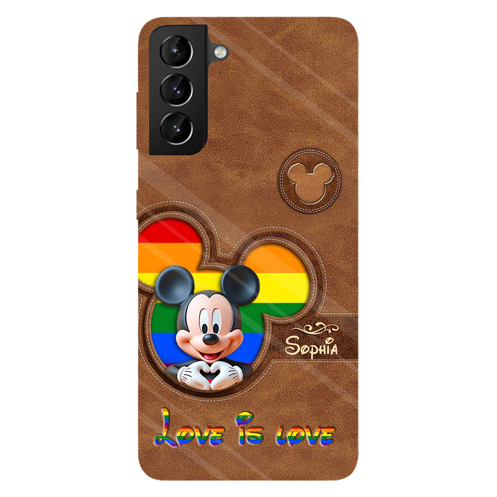 Love Is Love - Personalized LGBT Support Full Print Phone Case