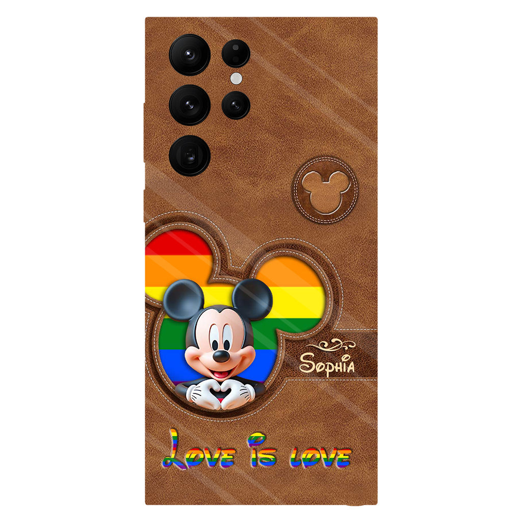 Love Is Love - Personalized LGBT Support Full Print Phone Case