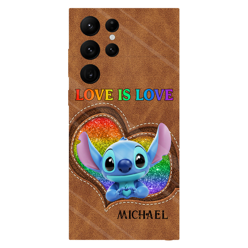 Love Is Love - Personalized LGBT Support Full Print Phone Case