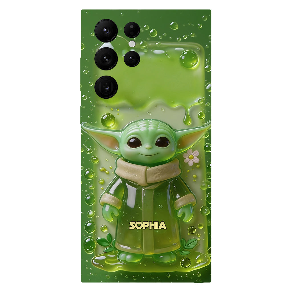 Jelly Green Baby - Personalized The Force Full Print Phone Case