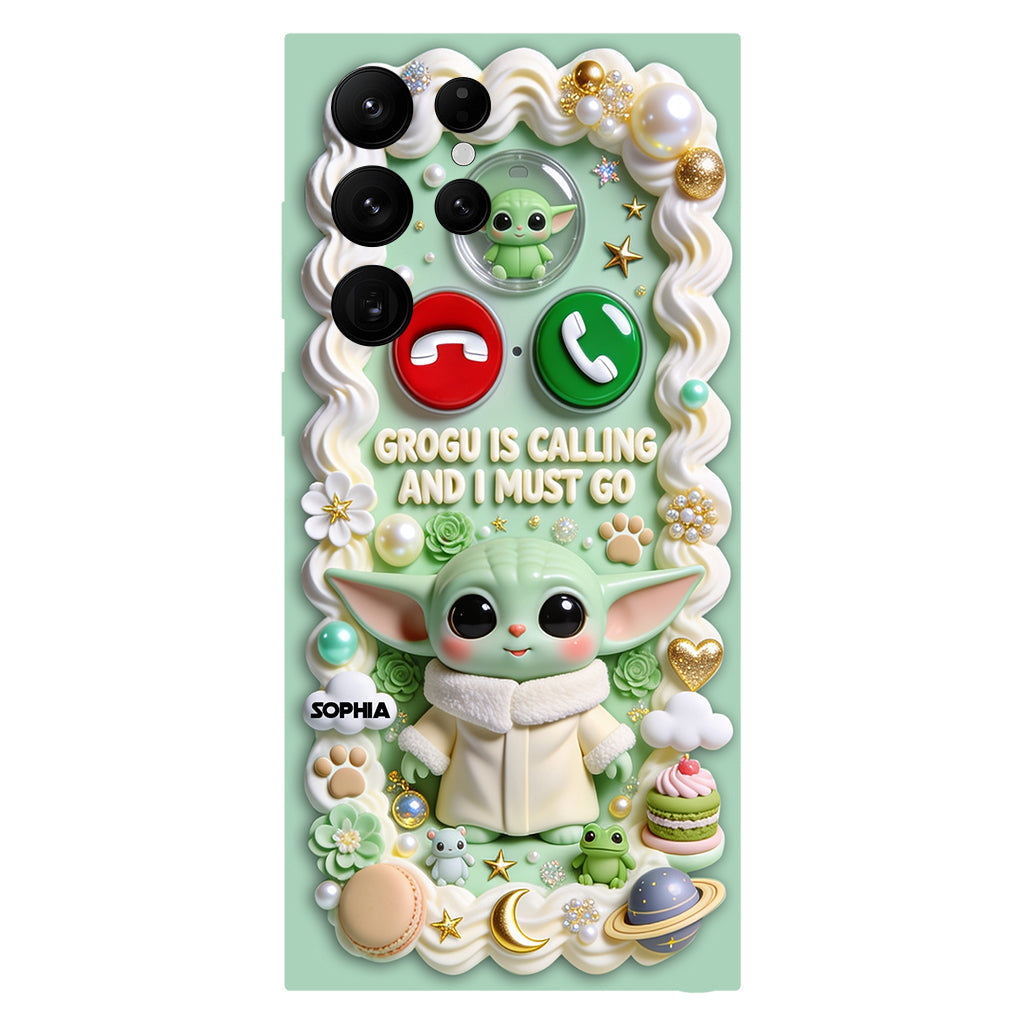 Baby Is Calling - Personalized The Force Full Print Phone Case