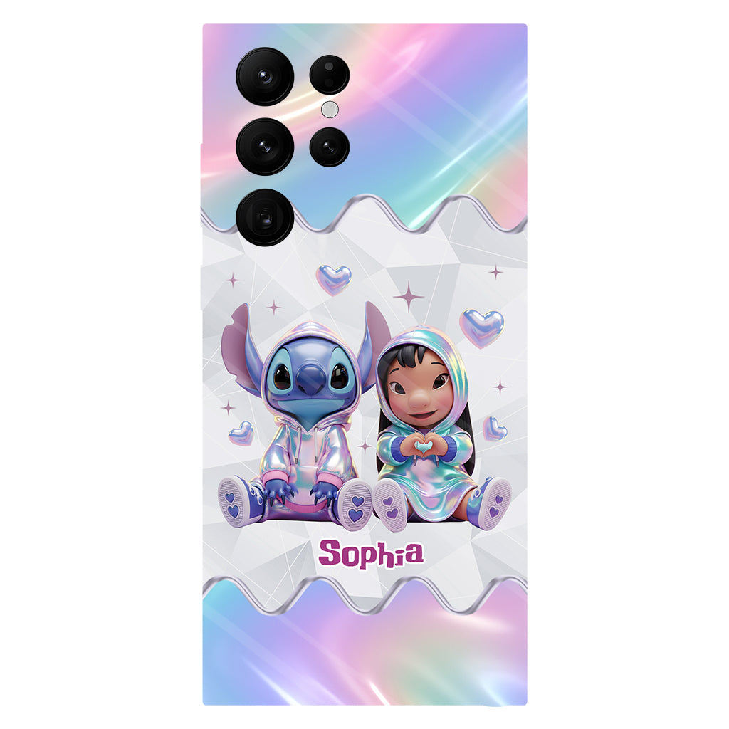 Hologram Ohana Monster - Personalized Ohana Full Print Phone Case