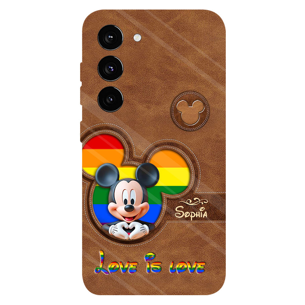 Love Is Love - Personalized LGBT Support Full Print Phone Case