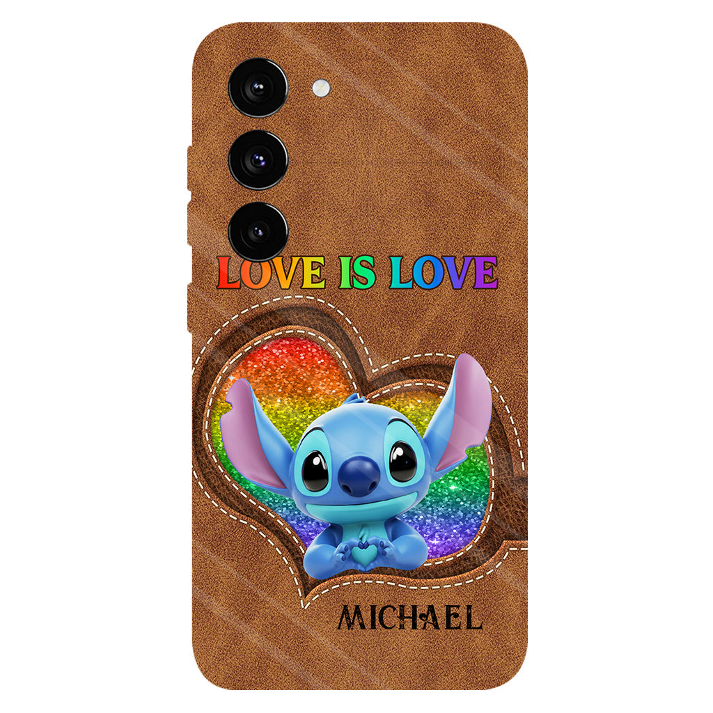 Love Is Love - Personalized LGBT Support Full Print Phone Case