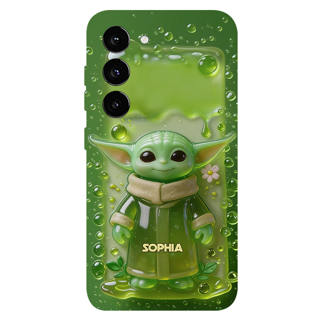 Jelly Green Baby - Personalized The Force Full Print Phone Case