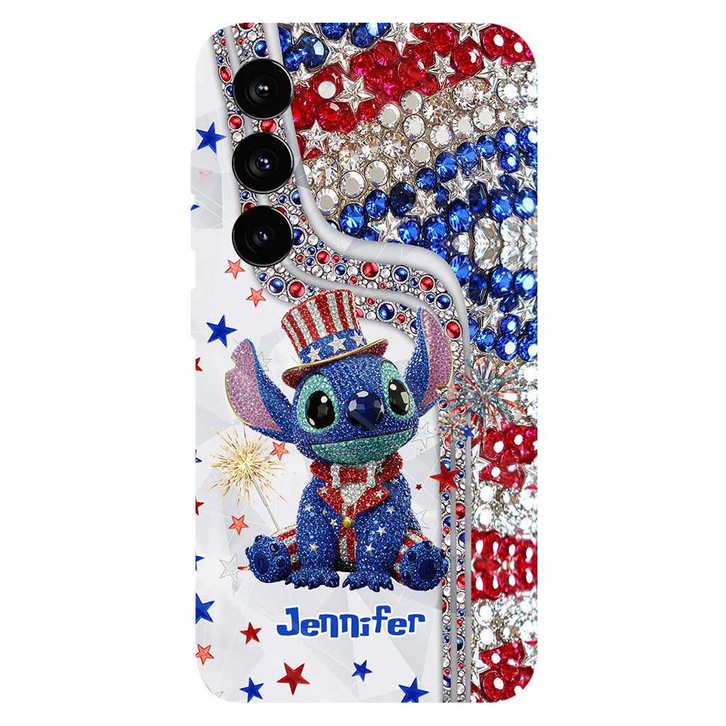 Red And White - Personalized Ohana Full Print Phone Case