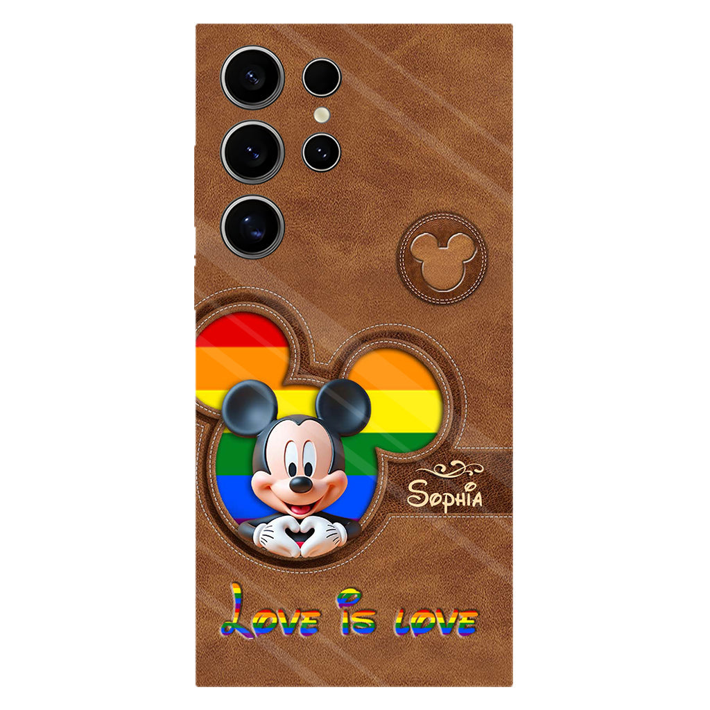 Love Is Love - Personalized LGBT Support Full Print Phone Case