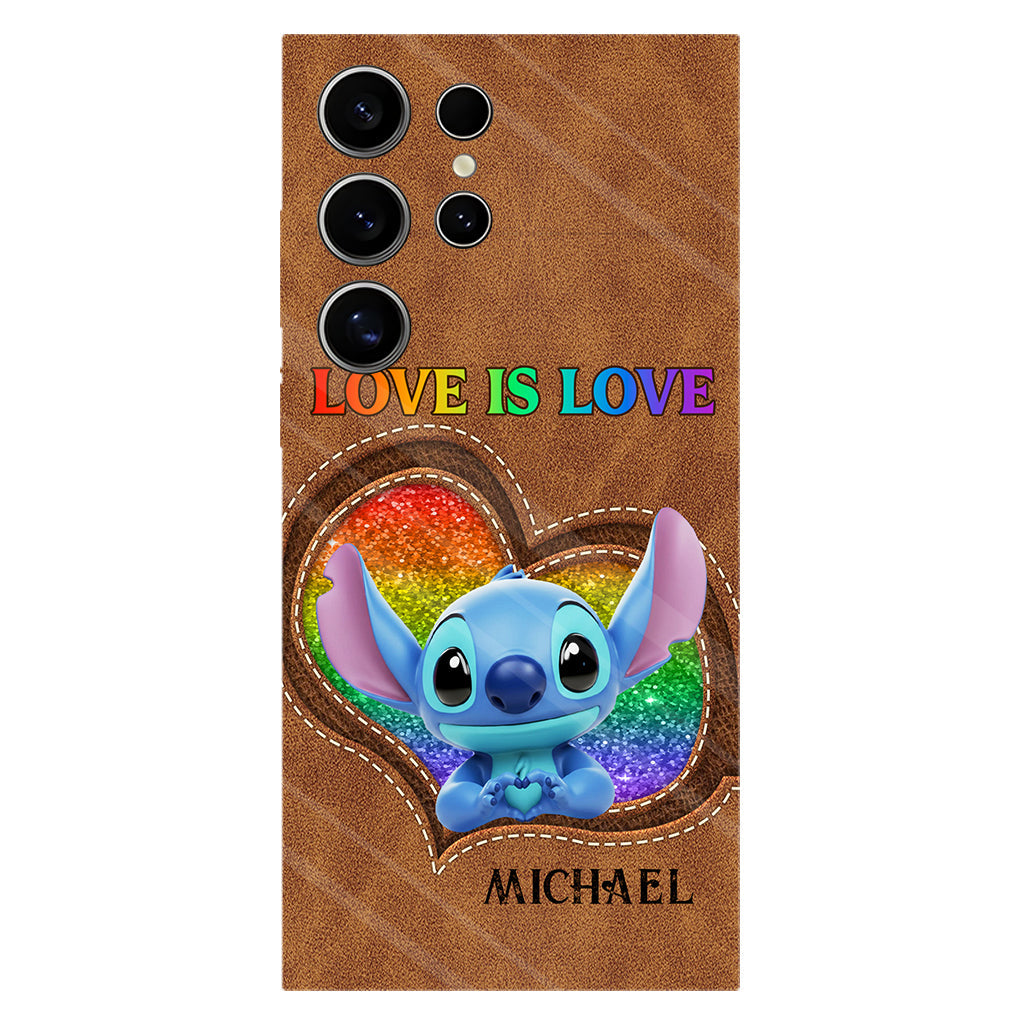 Love Is Love - Personalized LGBT Support Full Print Phone Case