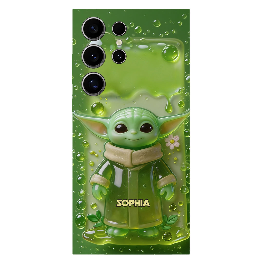 Jelly Green Baby - Personalized The Force Full Print Phone Case