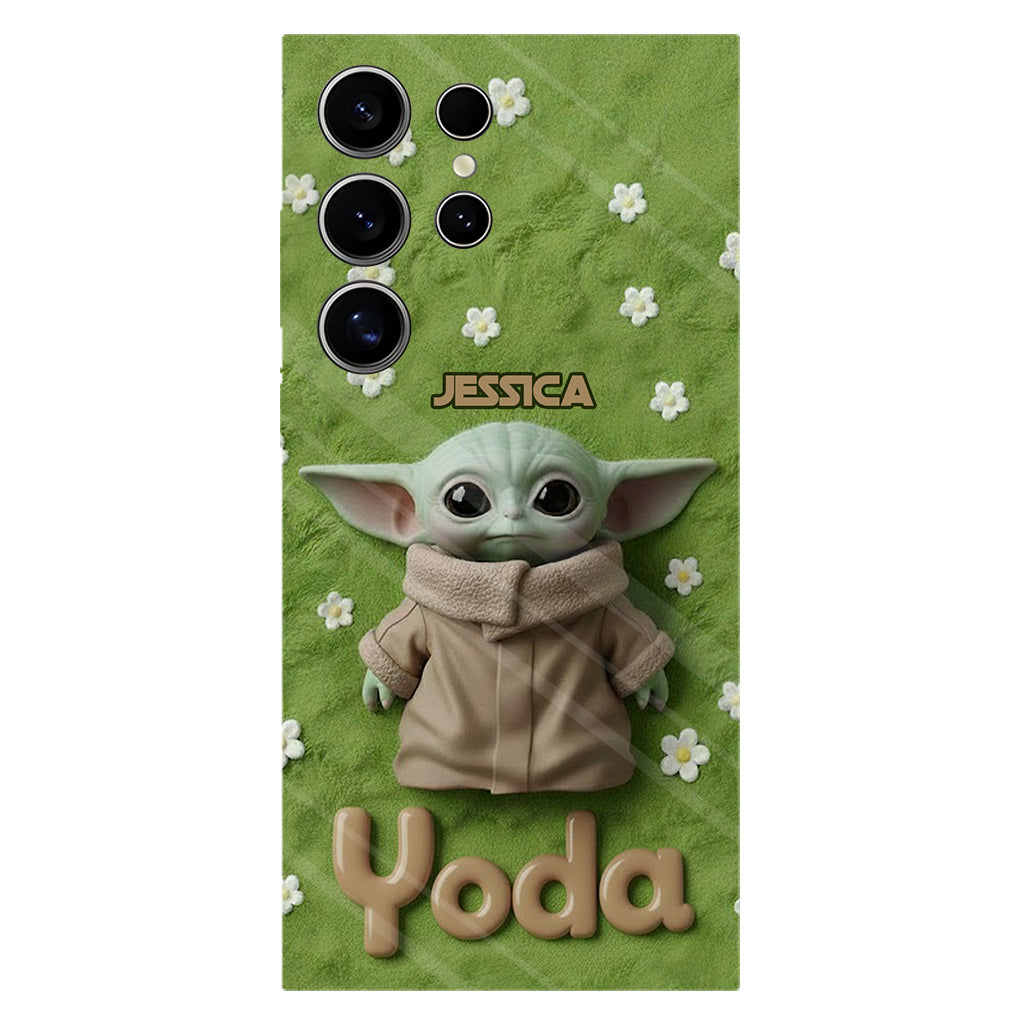 Cute Yoda - Personalized The Force Full Print Phone Case