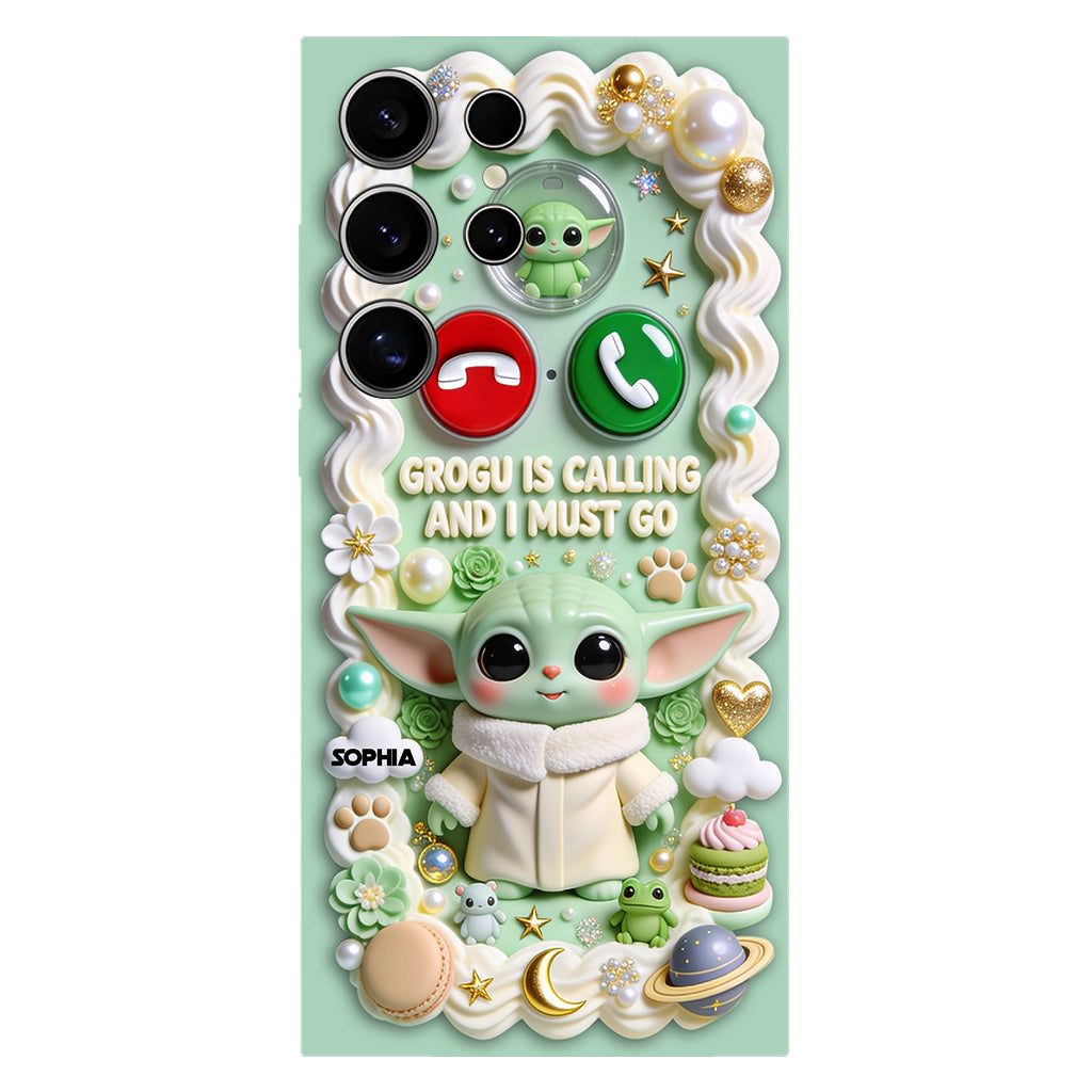 Baby Is Calling - Personalized The Force Full Print Phone Case