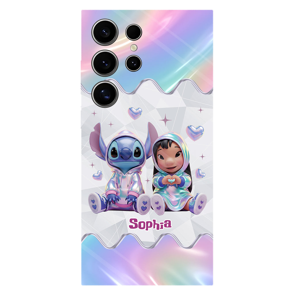 Hologram Ohana Monster - Personalized Ohana Full Print Phone Case