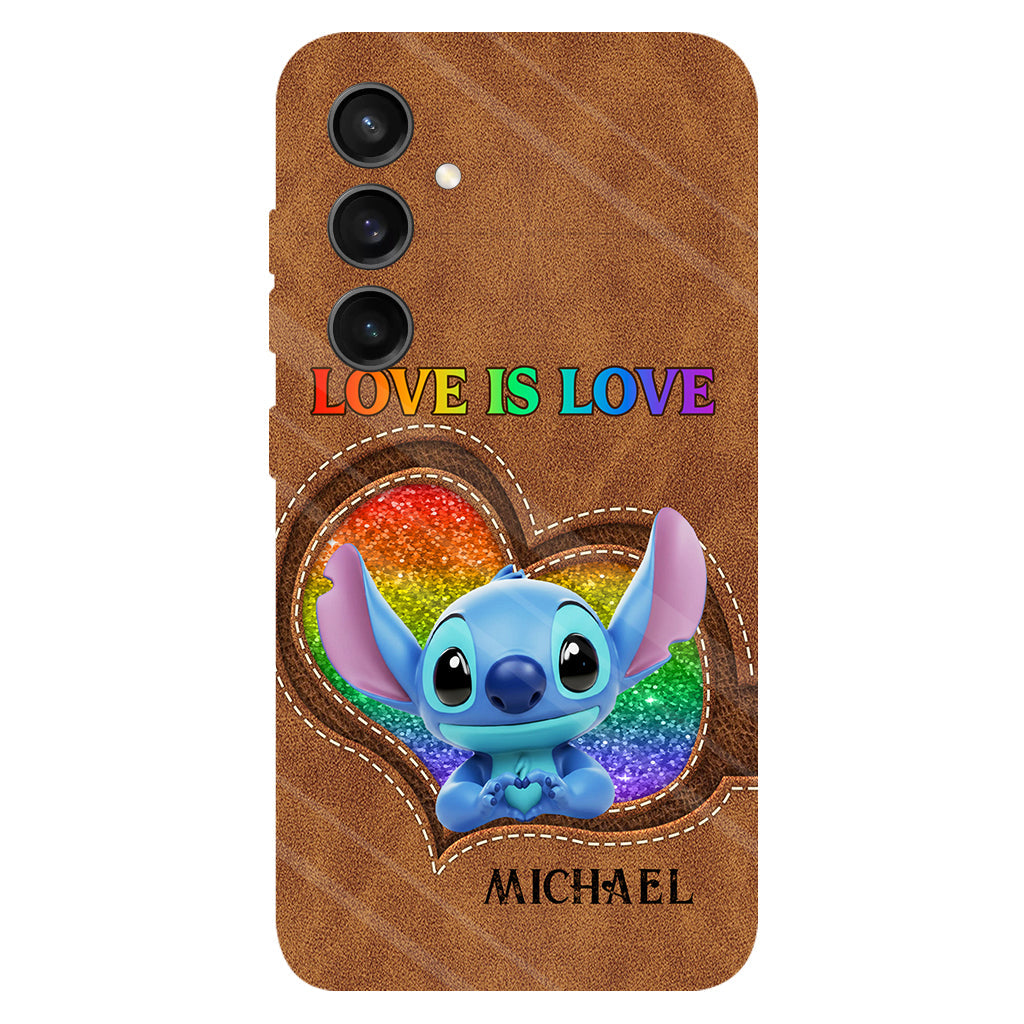 Love Is Love - Personalized LGBT Support Full Print Phone Case