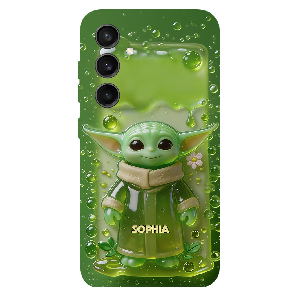 Jelly Green Baby - Personalized The Force Full Print Phone Case