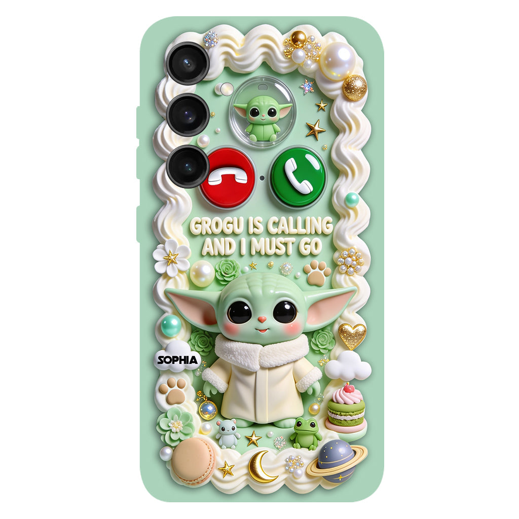 Baby Is Calling - Personalized The Force Full Print Phone Case