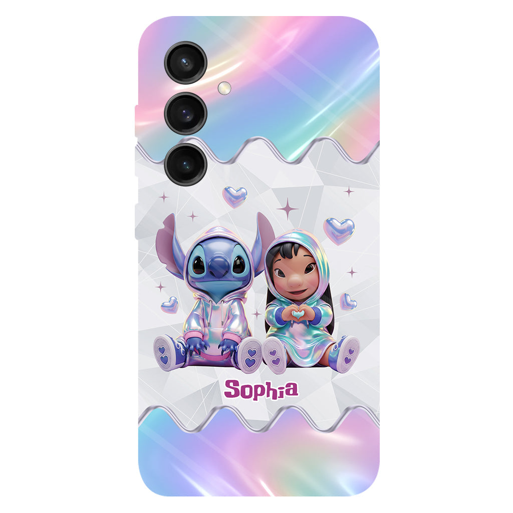 Hologram Ohana Monster - Personalized Ohana Full Print Phone Case