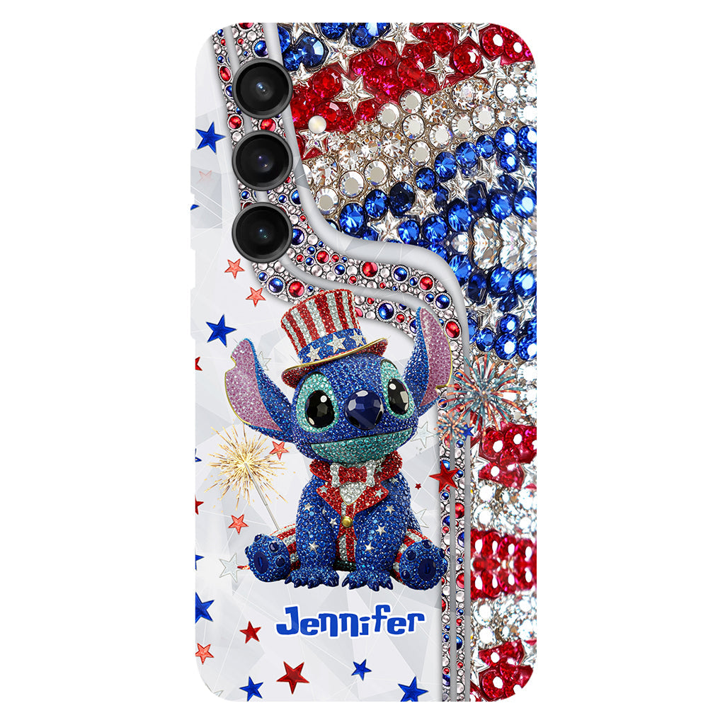 Red And White - Personalized Ohana Full Print Phone Case