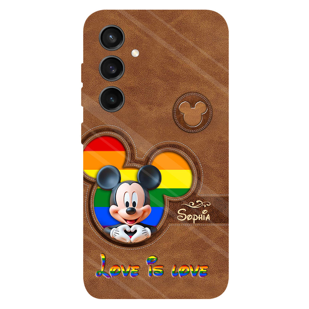 Love Is Love - Personalized LGBT Support Full Print Phone Case