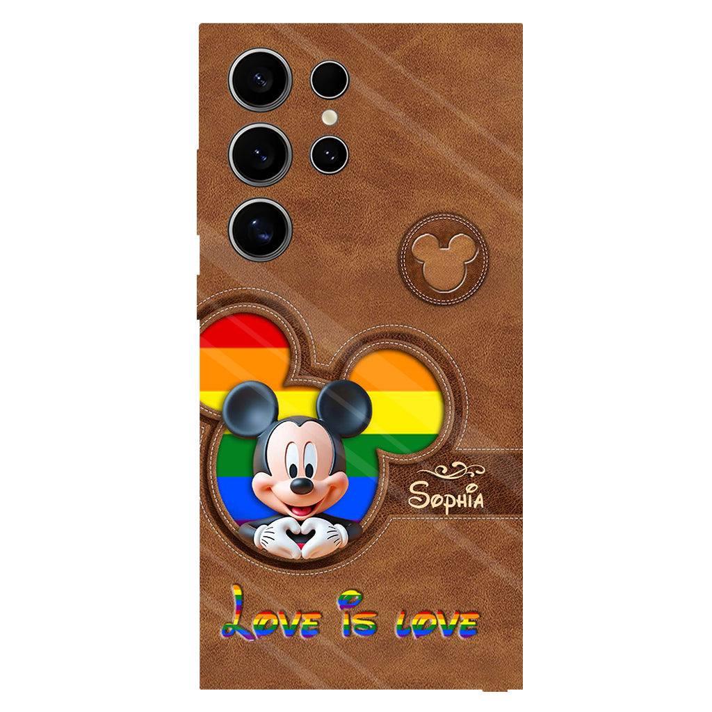 Love Is Love - Personalized LGBT Support Full Print Phone Case
