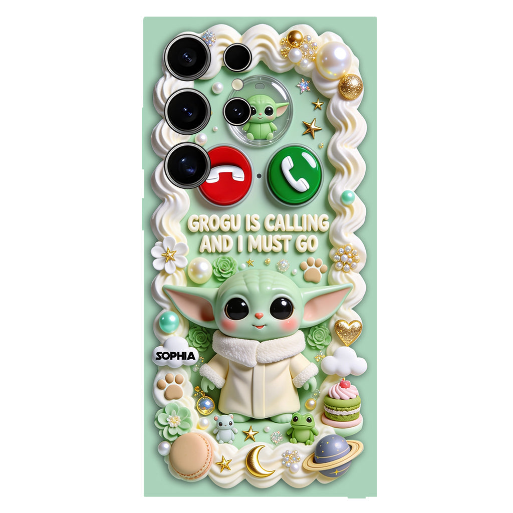 Baby Is Calling - Personalized The Force Full Print Phone Case