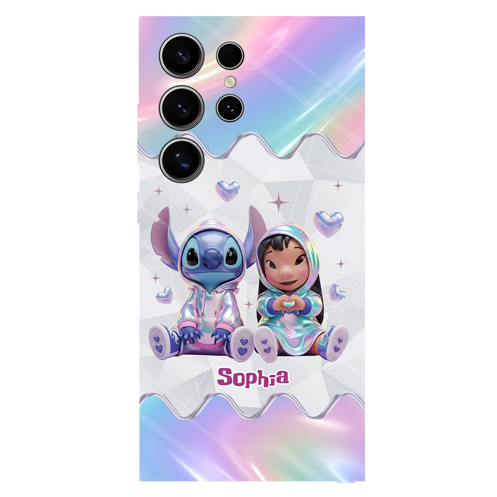 Hologram Ohana Monster - Personalized Ohana Full Print Phone Case