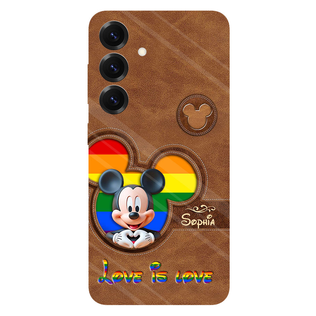 Love Is Love - Personalized LGBT Support Full Print Phone Case